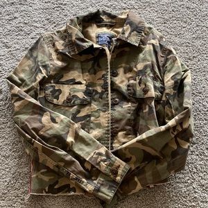 Camo Abercrombie bomber